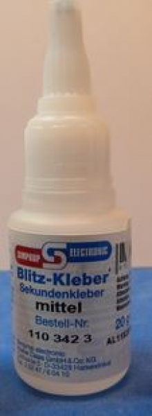 1103423 Blitzkleber mittel/blau 20g SV