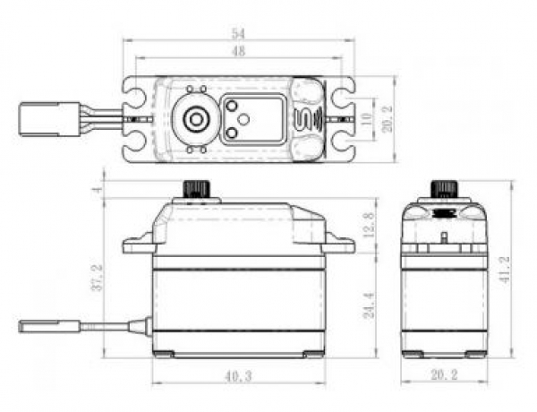 Servo Savöx SC-1267SG Standrad HV! -210N