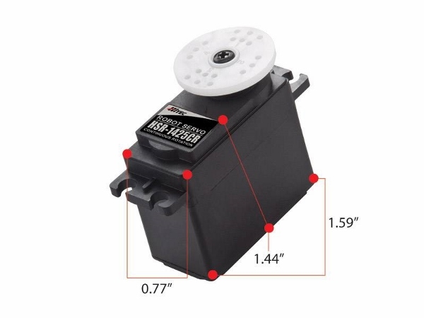 138114 Servo HSR-1425CR Continuous Li/Mi/Re