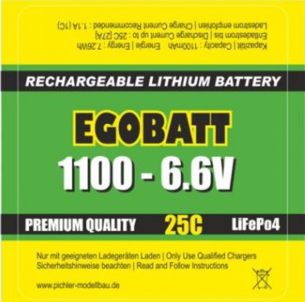 15143 LIFE 6,6/1100 Egobatt 25C JR/mpx/XH