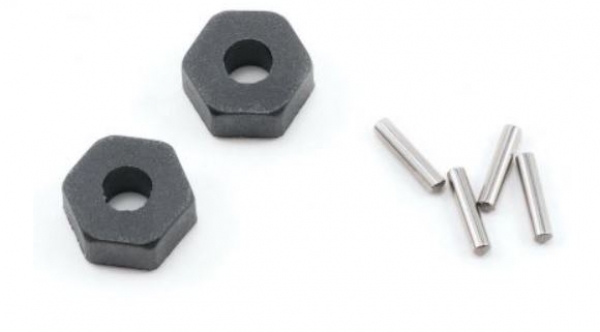TRX1654 Radmitnehmer 12mm 2 Stück + 4 Stifte
