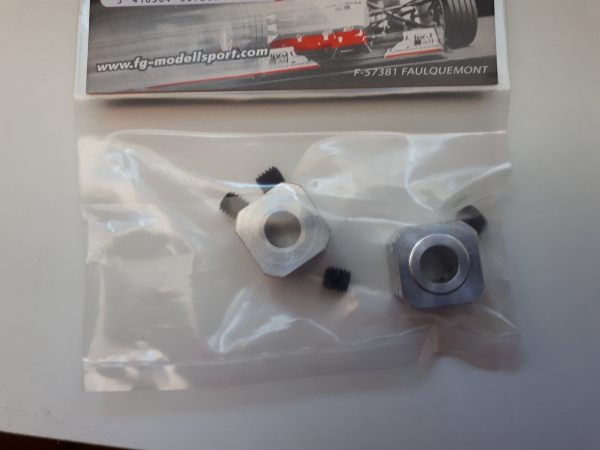 6107/07 Radmitnehmer 4-Kant / 12mm 2 Stück
