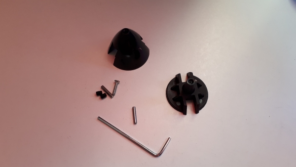 725403 Spinner 30mm Elektro/BA6 MW 2,3mm schwarz