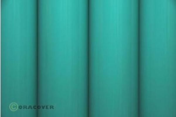 21-017-002 ORACOVER Bügelfolie türkis 2 mtr. Rolle