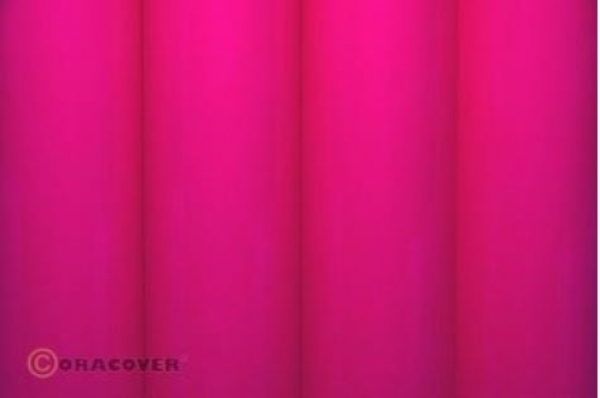 21-25 ORACOVER Bügelfolie fluoreszierend pink  lfd. Meter