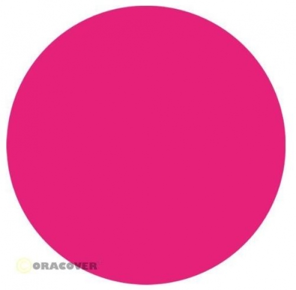 21-25 ORACOVER Bügelfolie fluoreszierend pink  lfd. Meter
