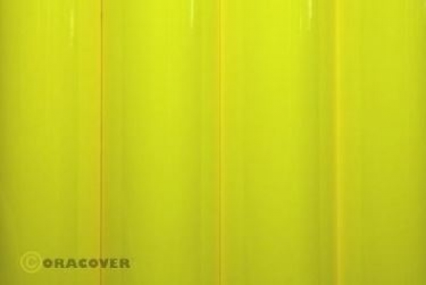 21-031-002 ORACOVER Bügelfolie fluoreszierend gelb