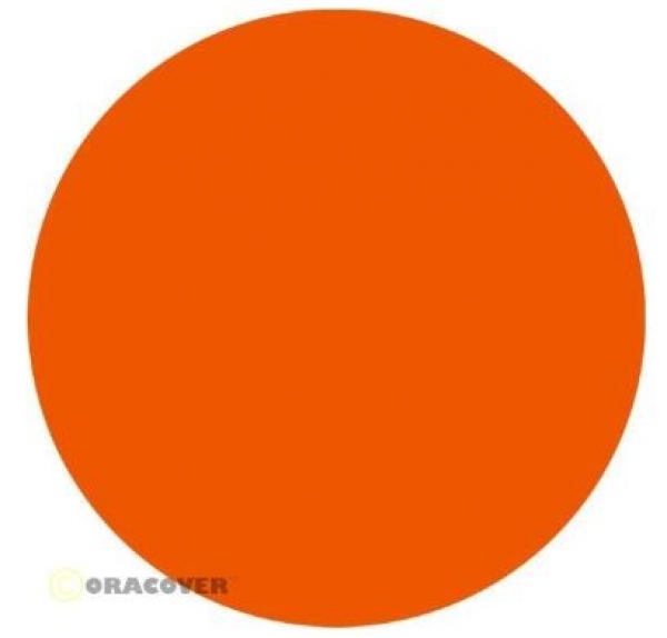 21-065-002 ORACOVER Bügelfolie fluoreszierend signalorange lfd. Meter