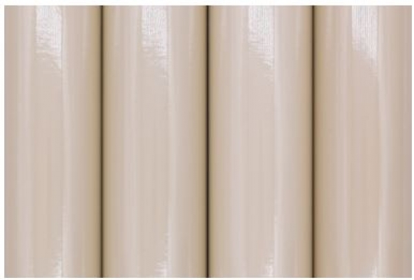 21-012-002 ORACOVER Bügelfolie Cream 2 mtr.-Rolle