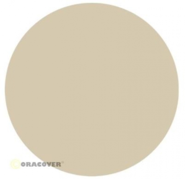 21-012-002 ORACOVER Bügelfolie Cream 2 mtr.-Rolle