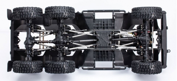 22555 AMXROCK RCX10.3B SCALE CRAWLER 6X6 PICK-UP 1:10 ARTR GRAU