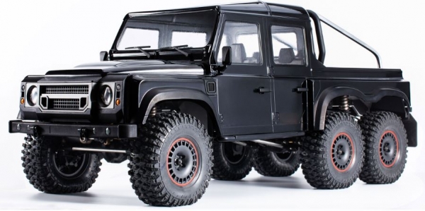 22556 AMXROCK RCX10.3B SCALE CRAWLER 6X6 PICK-UP 1:10 ARTR SCHWARZ