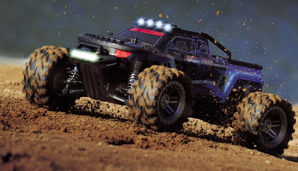 22609 DAPHOENODON MONSTERTRUCK 4WD 1:12 MIT GYRO RTR, BLAU