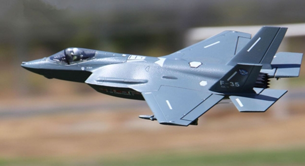 24116 AMXFLIGHT F-35 JET 72mm EPO PNP GRAU