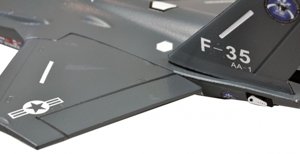 24116 AMXFLIGHT F-35 JET 72mm EPO PNP GRAU