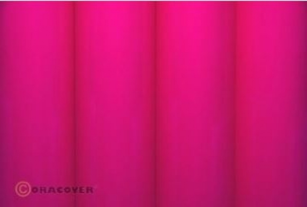 25-025-002 ORASTICK Klebefolie fluoreszierend pink 2 mtr. Rolle