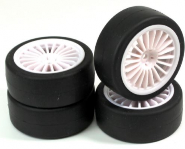 2510002 Reifen/Felgen 1:10 20-Spoke weiß