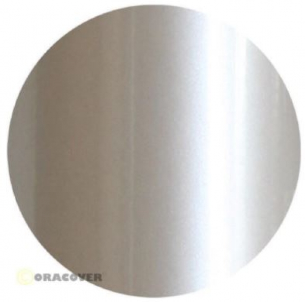 25-016-002 ORASTICK Klebefolie perlmutt weiß 2 mtr. Rolle