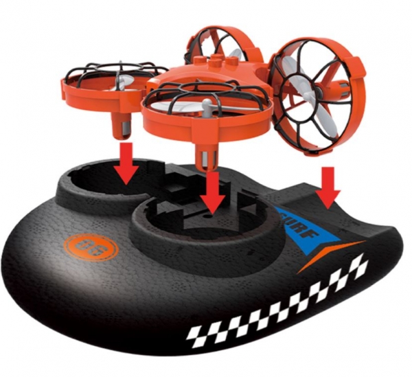 25308 QC TRIX 3in1 Luftkissenfahrzeug rot