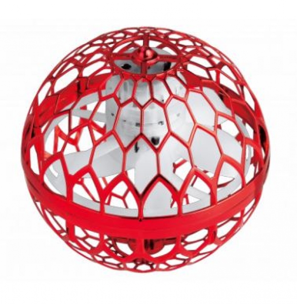 25321 MAGISCHER HOVER FLY BALL 96MM MIT GYRO, ROT