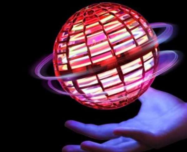 25321 MAGISCHER HOVER FLY BALL 96MM MIT GYRO, ROT