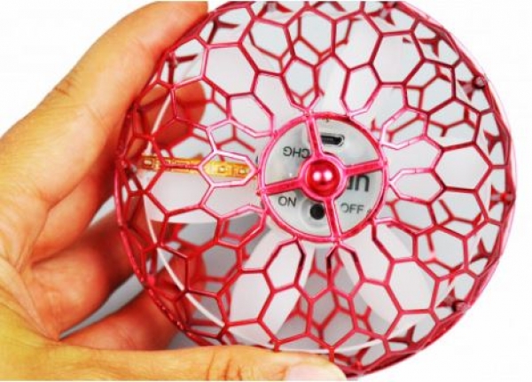 25321 MAGISCHER HOVER FLY BALL 96MM MIT GYRO, ROT