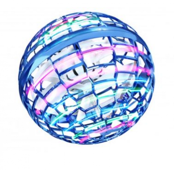 25322 MAGISCHER HOVER FLY BALL 96MM MIT GYRO, blau