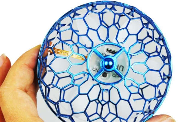 25322 MAGISCHER HOVER FLY BALL 96MM MIT GYRO, blau