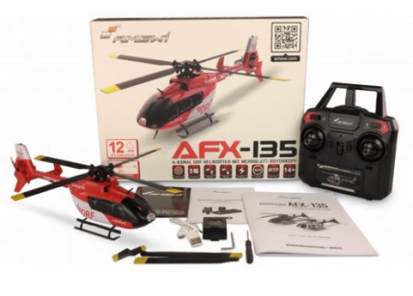25327 AFX-135 DRF 4-KANAL HELIKOPTER 6G RTF