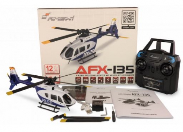 25328 AFX-135 POLIZEI 4-KANAL HELIKOPTER 6G RTF