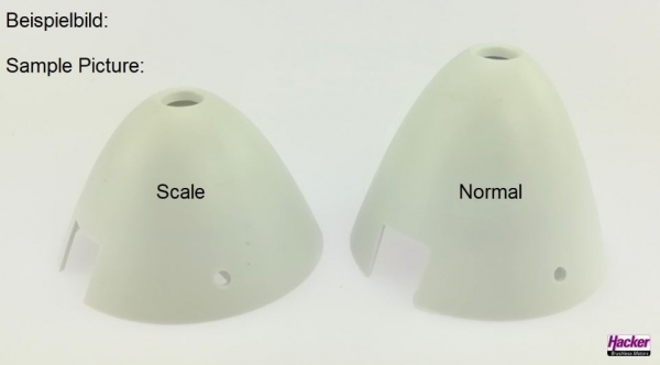 27874901-54 Spinnerkappe Turbo/hm weiß, 54mm