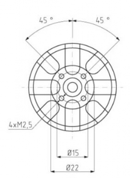 KAV30.0244 BL-Motor KAVAN C3530-1400 2-4S