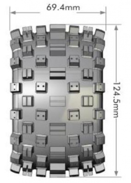LR-T3275 SBCM Reifen/F. 1:10/LOU* 14! MT-ROCK 2.8