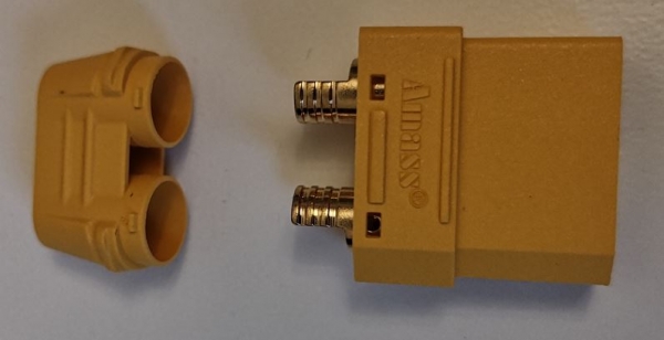 40044 XT-90 Stecker/Buchse mit Kappe 3 Paar