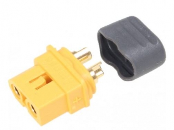 40046e XT-60+ Buchse (NC) 1 Stück mit Kappe