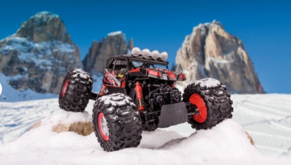 404130 THE-BEAST Swim-Crawler 1:12 rot/schwarz