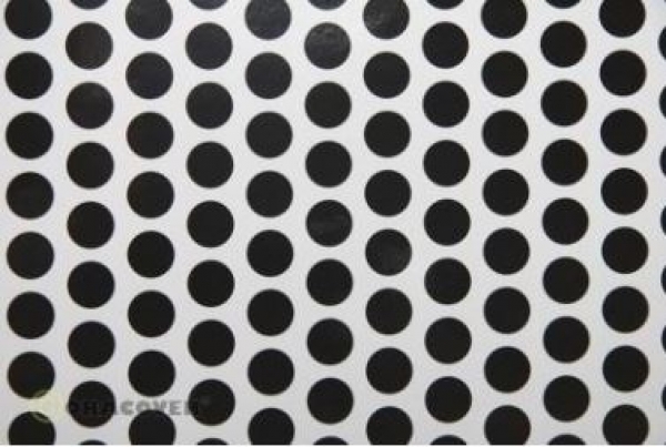 45-010-071-002 ORASTICK FUN Klebefolie schwarz/weiß 2 mtr. Rolle
