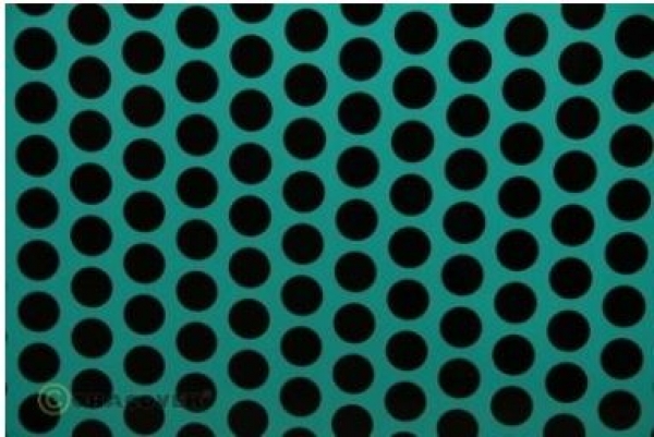 45-017-071-002 ORASTICK FUN Klebefolie türkis/schwarz 2 mtr. Rolle