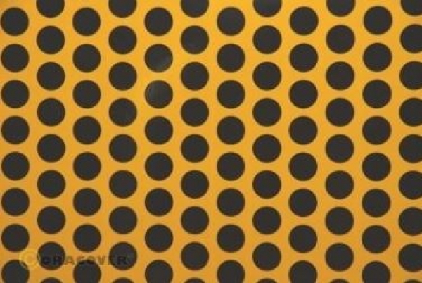 45-030-071-002 ORASTICK FUN 1 Klebefolie cub gelb/schwarz 2 mtr. Rolle