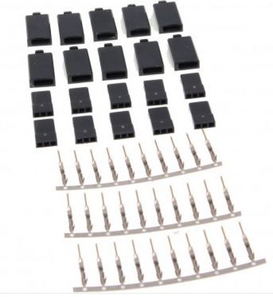 46031 Servobuchse Bausatz Futaba 10 Stück