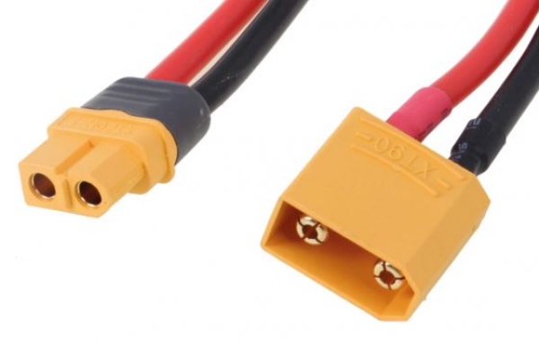 46189 Ladeadapter XT60+ (Buchse) -> XT90