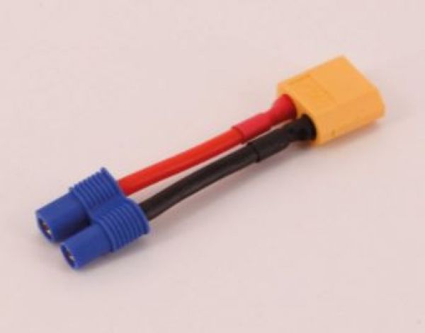 46221 Adapterkabel vom Akku mit XT-60 Stecker -> EC3