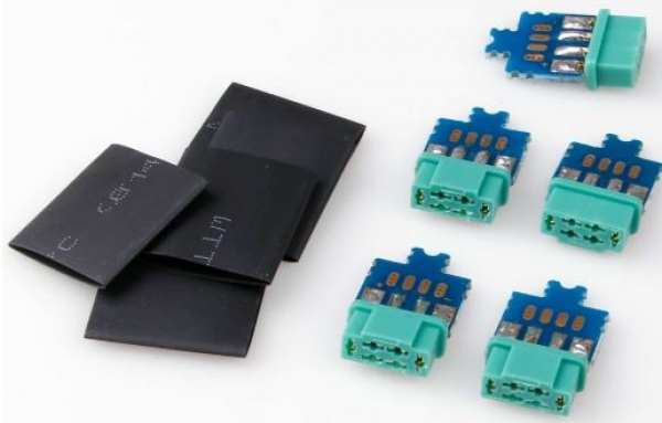 46309 6pol Buchse mit Lötplatine 5 Stück