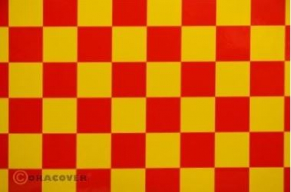 47-033-023-002 ORASTICK FUN Klebefolie gelb/rot 2 mtr. Rolle