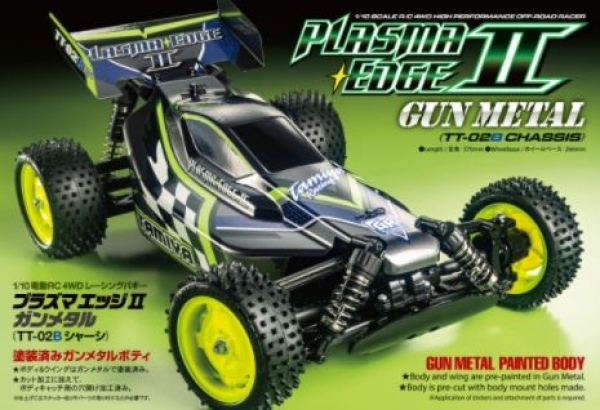 300047446 1:10 RC Plasma Edge II GunMetal TT-02B