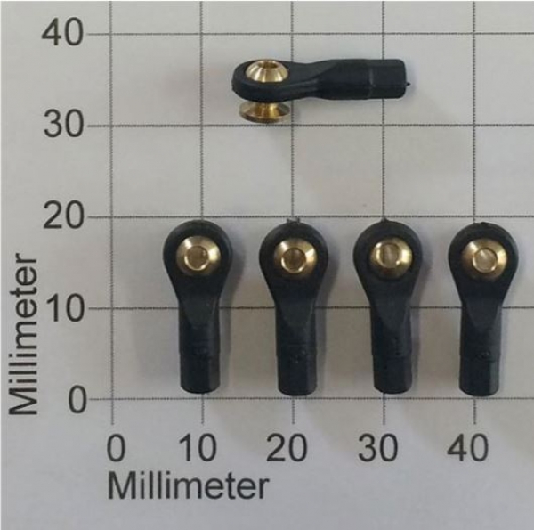 5204 Kugelgelenk M2 5,1mm Mini kurz 5 Stück