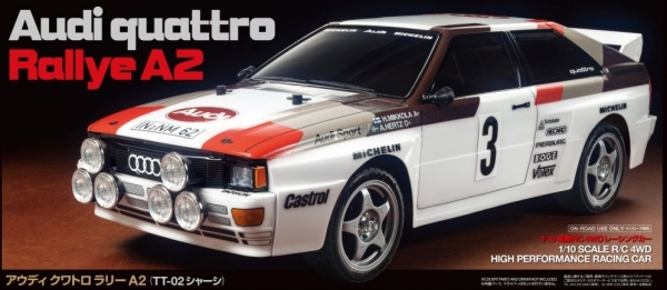 300058667 1:10 RC Audi Quattro Rally A2 Kit TT-02