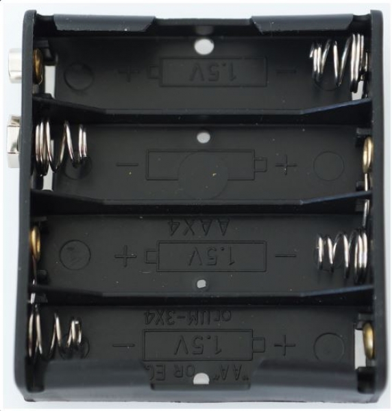Batteriebox 4x AA flach KK