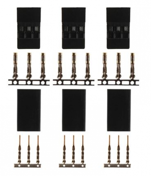 AM-621-3P JR Stecker/Buchse Bausatz 3Paar Amass
