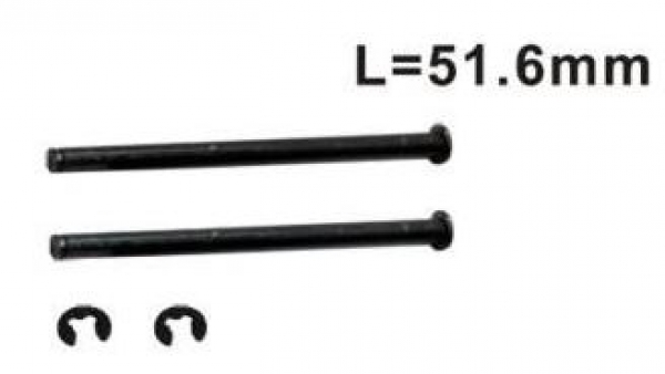 002-6538-H014 Querlenkerstifte Ø 3mm / Länge 51,6mm 2 Stück + E-Ringe